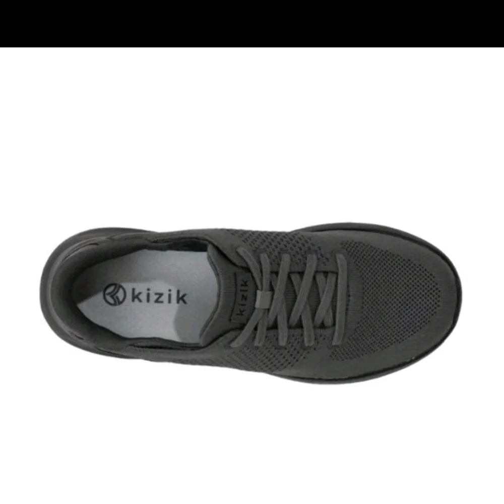 Kizik Lima Unisex Hands-Free Breathable Knit Sneakers – Graphite Gray